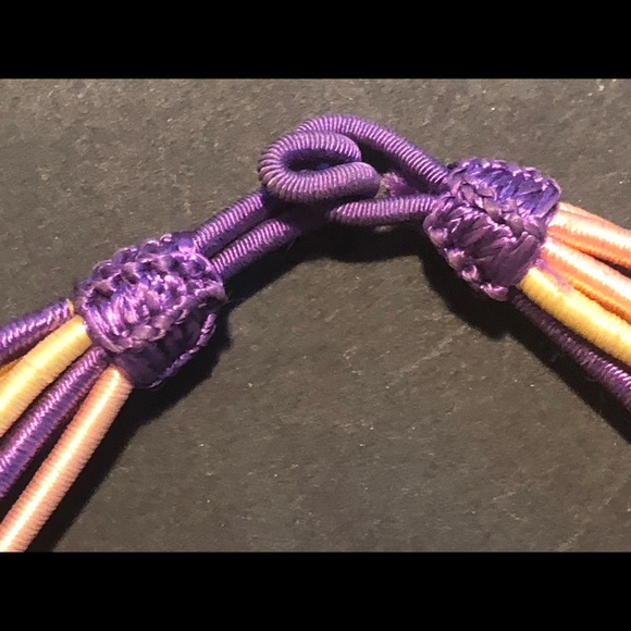 Multi Layered Cord Necklace - Picture 5 of 5